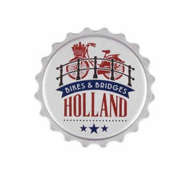Opener Bikes & Bridges Holland, Ophalen of Verzenden, Nieuw