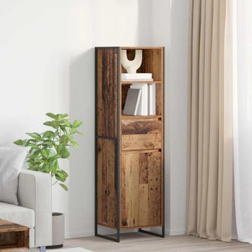 vidaXL Boekenkast Oud Hout 43 x 36 x 150.5 cm Bewerkt hout, Minder dan 50 cm, Verzenden, Nieuw, Minder dan 100 cm