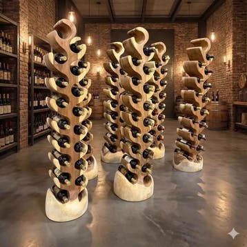 Wijnrek Suarhout | 18 flessen | World of Brosi, Ophalen of Verzenden, Nieuw