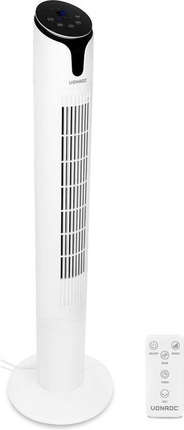 2dekans | VONROC Luxe Ventilator - Torenventilator – hoogte, Ophalen of Verzenden, Zo goed als nieuw