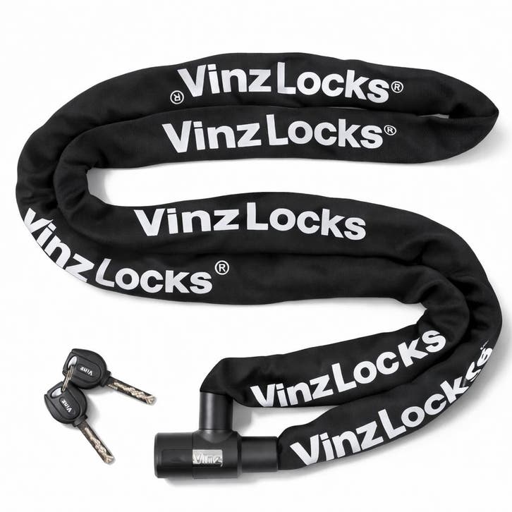 VINZ Ventoux Kettingslot 6mm - 200cm, Motoren, Accessoires | Sloten, Verzenden