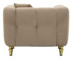 FAUTEUIL ALMA GRIJS MET KUSSEN CM 97X81X71, Huis en Inrichting, Ophalen of Verzenden, Nieuw