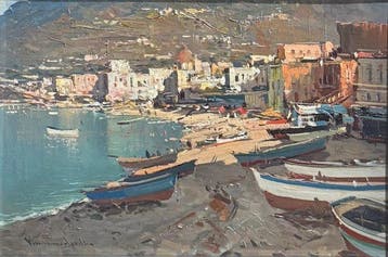 Vincenzo Aprile (1952) - Spiaggia Ischitana