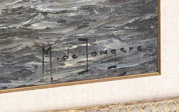Marinus de Jongere (1912-1978), Gezicht op de Maashaven