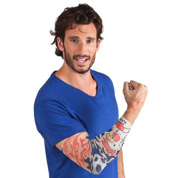 Tatoeage mouw Allez les Bleus, Ophalen of Verzenden, Nieuw
