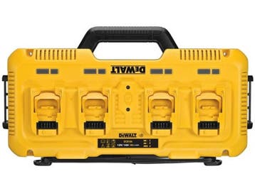 DeWalt DCB104-QW - Lader - Laadt 4 batterijen tegelijk op -, Verzenden, Zo goed als nieuw