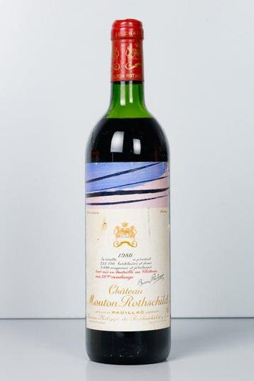 1980 Château Mouton Rothschild - Pauillac 1er Grand Cru, Nieuw