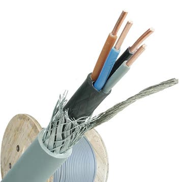 Waskönig Grondkabel - XMvK-as 4x2,5+2,5mm² - Haspel van 500, Doe-het-zelf en Verbouw, Ophalen of Verzenden, Nieuw, Groepenkast