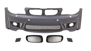 BMW 1 serie EVO 1M bumper E81 E82 E87 E88 LCI + PDC B2693, Nieuw, Voor, BMW
