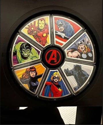 Niue. 2 Dollars 2023, Marvel Avengers 60th Anniversary