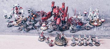 Bordspel - Warhammer 40K Tau large Lot - Plastic, Nieuw
