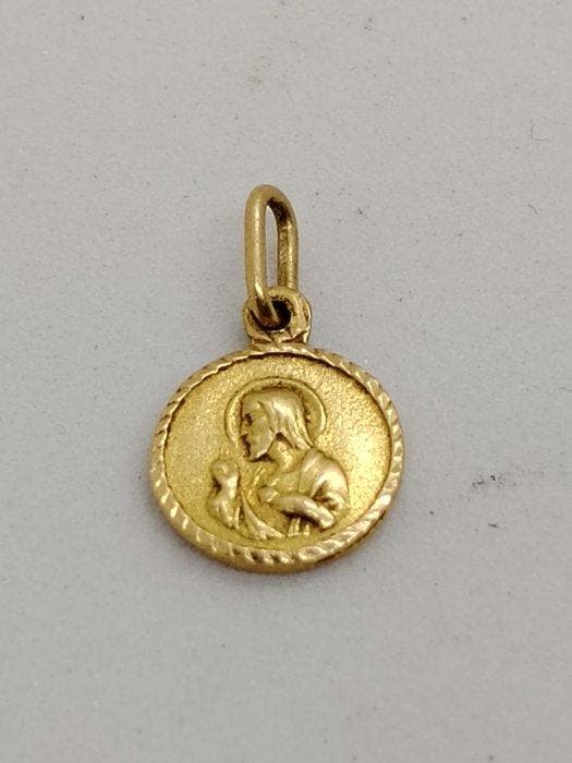 Zonder minimumprijs - Hanger - 18 karaat Geel goud, Sieraden, Tassen en Uiterlijk, Antieke sieraden