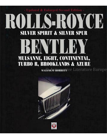ROLLS-ROYCE SILVER SPIRIT & SILVER SPUR, BENTLEY MULSANNE,, Nieuw, Author