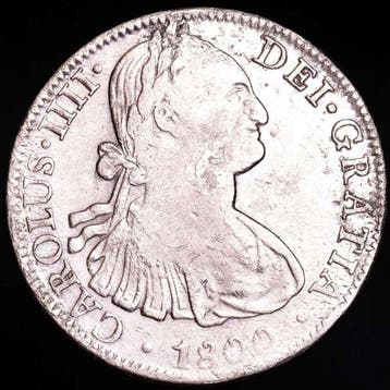 Spanje. Carlos IV. 8 Reales 1800 Mexico FM (Zonder