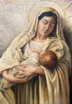 František Doležal (1910-1989) - Moeder met kind
