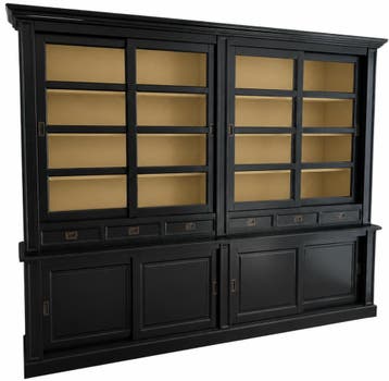 Buffetkast zwart - goud Utrecht 300 x 240cm, Huis en Inrichting, Ophalen of Verzenden, Nieuw