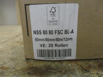 Thermische kassarol 80x80x12 thermo wit (25 stuks), Ophalen of Verzenden, Nieuw