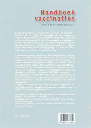 Handboek vaccinaties A Theorie en uitvoeringspraktijk, Verzenden, Zo goed als nieuw