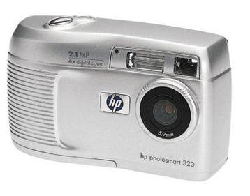 HP Photosmart 320 Digitale Compact Camera - Zilver (Nieuw), Verzenden, Nieuw