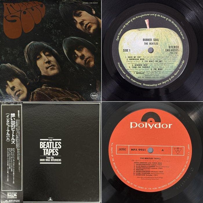 Beatles - Rubber Soul / The Beatles Tapes From The David, Cd's en Dvd's, Vinyl Singles