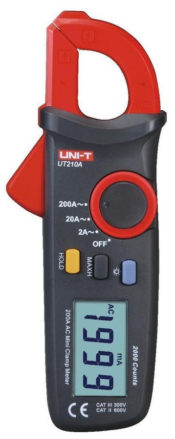UT210A Digitale mini-stroomtang *OPHEFFINGSUITVERKOOP*, Ophalen of Verzenden, Nieuw, Elektriciteit