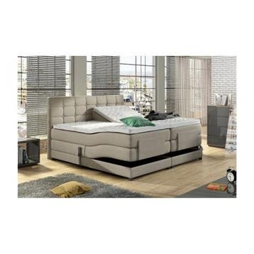 Elektrische Boxspring Bulut compleet met split topper, Ophalen of Verzenden, Nieuw, Tweepersoons