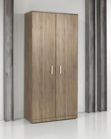 Executive klapdeurkast, 200x90x42 cm, midden eiken, Huis en Inrichting, Ophalen of Verzenden, Nieuw