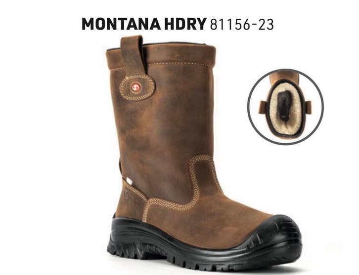 Zit ’t weer niet mee? 100% waterdichte Sixton S3 laars (wol), Kleding | Heren, Schoenen, Bruin, Nieuw, Werkschoenen, Ophalen of Verzenden