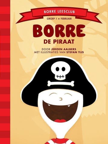 Borre de Piraat  (groep 1) - Met naam, Boeken, Verzenden, Nieuw