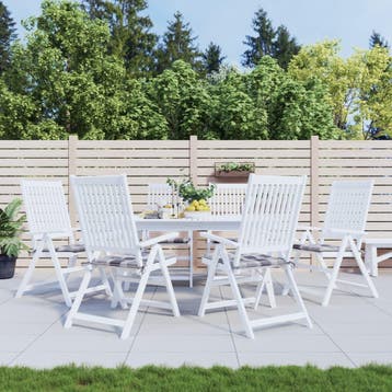vidaXL Tuinstoelkussens 6 st 50x50x4 cm oxford stof, Verzenden, Nieuw