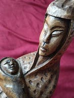 Prachtige en zeldzame sculptuur van Japanse religieuze kunst