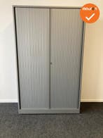 Roldeurkast - Ahrend - 195x120x45cm - Zilvergrijs met zilver, Werkplek, Ophalen of Verzenden, Gebruikt, Kast