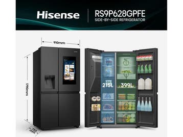 Hisense RS9P628PGFE - Amerikaanse koelkast - 614 liter - 21, Verzenden, Zo goed als nieuw