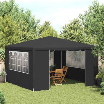 vidaXL Partytent met zijwanden professioneel 90 g/m² 4x4 m, Tuin en Terras, Verzenden, Nieuw, Partytent
