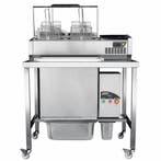 Makfry Paneerstation | RVS | Automatisch Zeef | Koeling | 0., Ophalen of Verzenden, Nieuw in verpakking