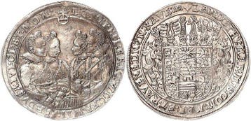 Duitsland, Saalfeld. Johann Philipp und seine drei Brüder