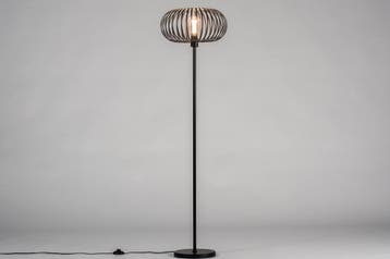 Rietveld Vloerlampen - Zwart - Metaal, Verzenden, Nieuw
