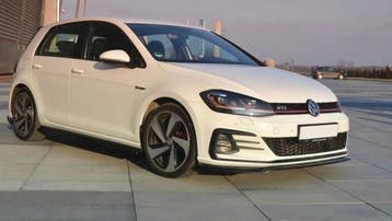Voorspoiler Volkswagen Golf 7.5 GTI FL Maxton Glans Zwart, Ophalen of Verzenden, Nieuw