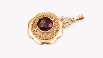 Hanger - 14 karaat Geel goud, Sieraden, Tassen en Uiterlijk