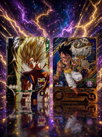 Bandai - 2 Card - Dragon Ball, Dragon Ball Z - Son Goku, Nieuw