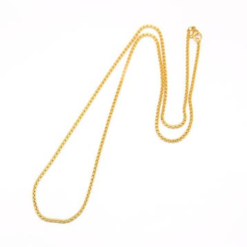 1 x RVS 304 ketting Venetiaans 3 mm – lengte 43~45 cm –, Ophalen of Verzenden, Nieuw, Overige typen