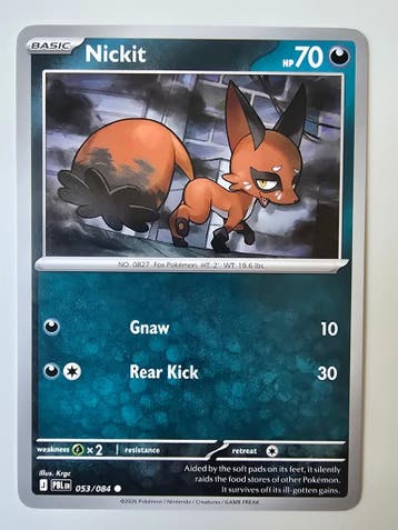 NICKIT (PITCH BLACK 053/084) (TRADING CARD), Verzenden, Gebruikt