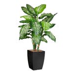 Dieffenbachia kunstplant, H140cm, Ophalen of Verzenden, Overige soorten, 100 tot 150 cm