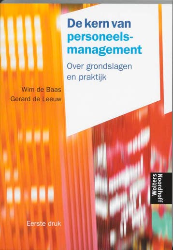 De kern van personeelsmanagement - W. de Baas 9789001400071, Verzenden, Gelezen, W. de Baas