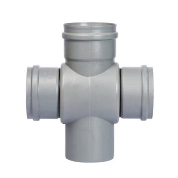Pipelife manchet dubbel T-stuk 3x Mof / Spie 90gr. 125mm, Ophalen of Verzenden, Nieuw