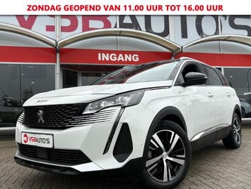 Zakelijke Lease |  Peugeot 5008 1.2 GT 130PK EAT8 7PERS. AUT, Automaat, Gebruikt, Overige brandstoffen, Wit