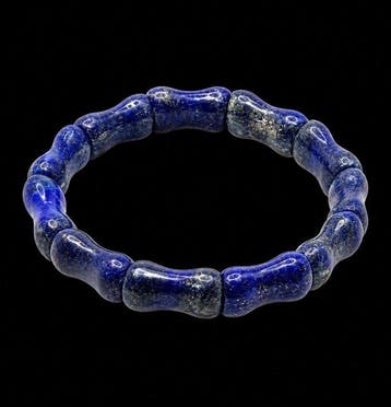 Armband van natuurlijke lapis lazuli van topkwaliteit -
