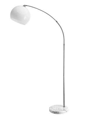 Vloerlamp RVS Marmer Kunststof 190-200cm Retro Design, Verzenden, Nieuw