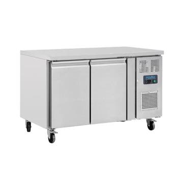 Polar U-serie 2-deurs koelwerkbank 282L, Verzenden, Nieuw in verpakking, Koelen en Vriezen