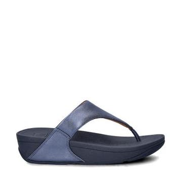 Fitflop Lulu Leather slippers voor dames in het Blauw, Kleding | Dames, Schoenen, Slippers, Nieuw, Fitflop, Verzenden
